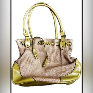 Jones New York Green Tweed Purse